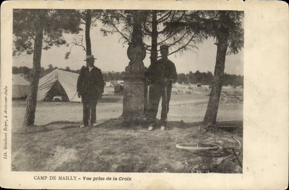 Campo di Mailly — Vista presa dalla Croix — Lib. Gradassi Royot, ad Aricis-sur-Aute - Recto