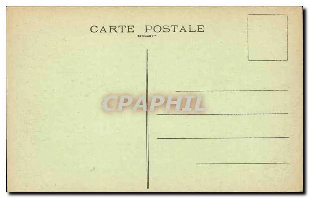 Camp de Mailly — Sanitätsstation und Baracken — A. Niéps, Verlag - Rückseite