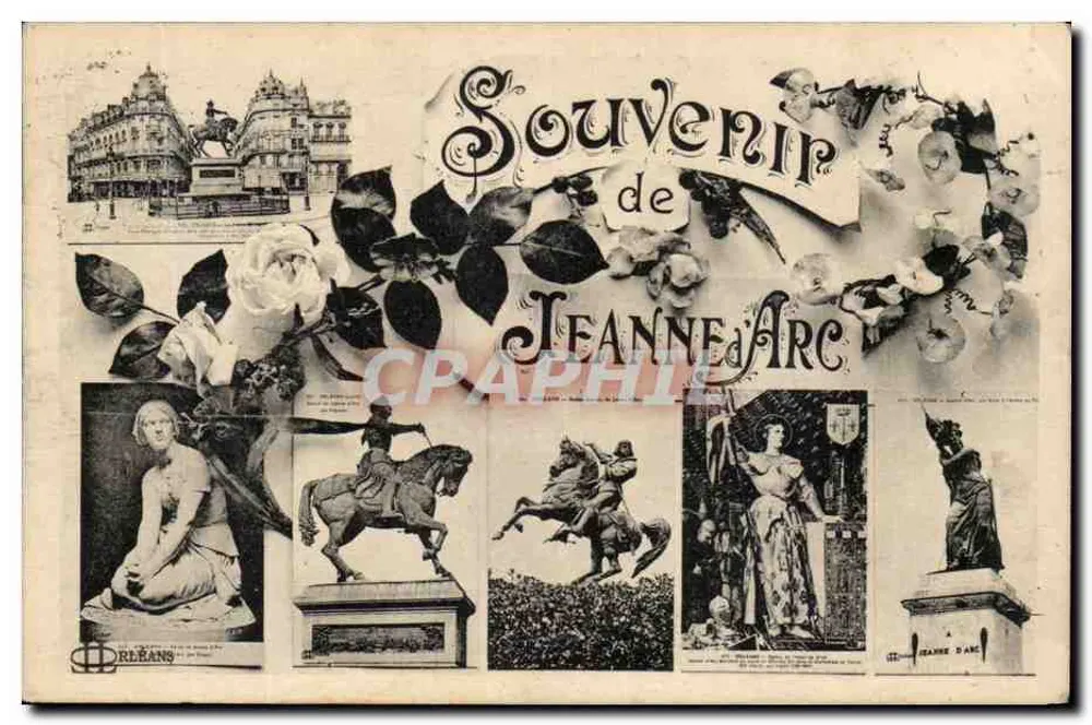 Lembrança de Joana d'Arc — editor DREANS, n° 100000 - Frente