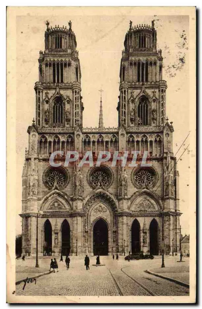 Sint-Kruiskathedraal te Orléans — voorgevel — Les Éditions d'Art Yvonne, Parijs - Voorkant