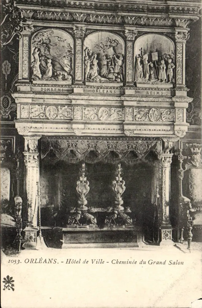 Orléans - Rathaus - Kamin des Großen Saals — Serie 1053, Verleger unbekannt - Vorderseite