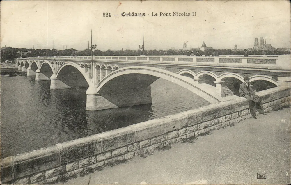 Orléans - O Ponte Nicolas II — editor M.G. n° 824 - Frente
