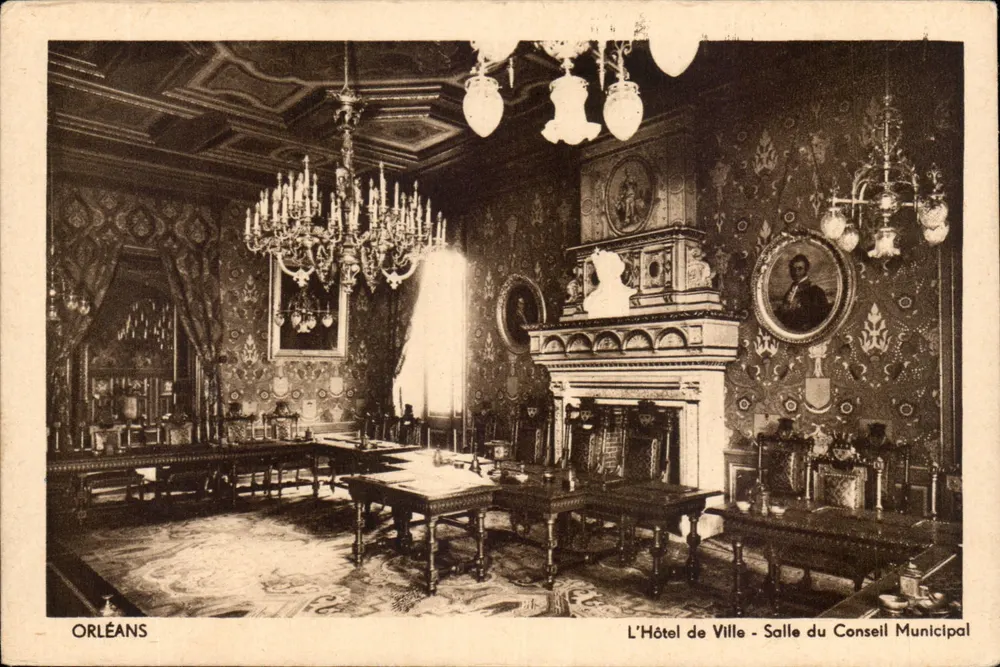 Orléans — Das Rathaus - Ratssaal — Photo L. Lenormand - Vorderseite