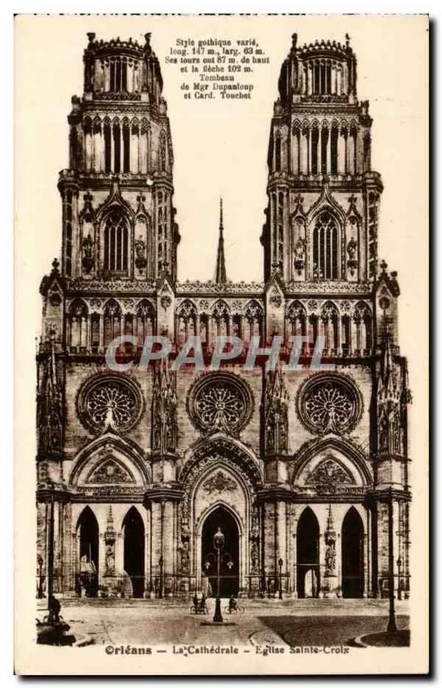 Orléans — Die Kathedrale — Kirche Sainte-Croix - Vorderseite