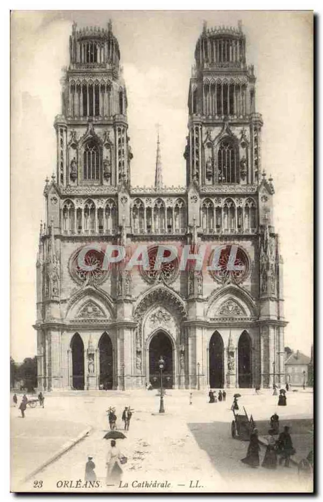 Orléans — A Catedral — LL. n°23 - Frente