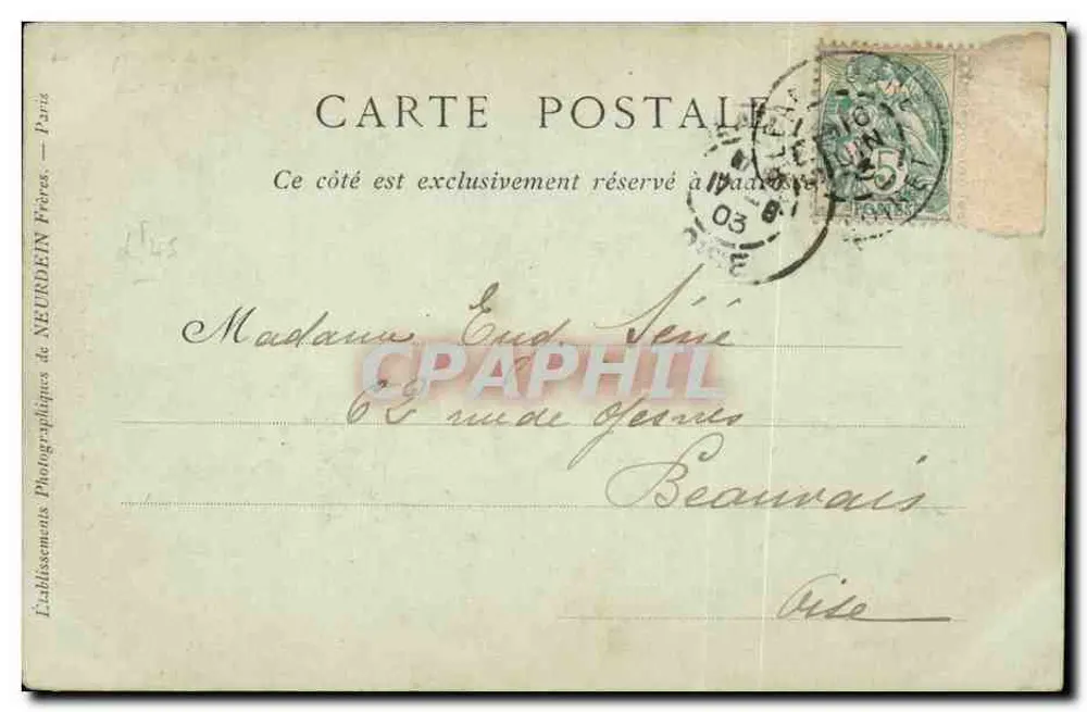 Orléans — Estátua de Joana d'Arc, por Foyatier — Coleções ND. Fot - Verso