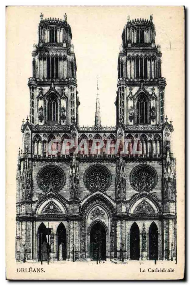 Orléans — A Catedral — editor não identificado - Frente