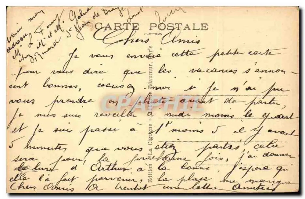 Orléans — O Ponte do Maréchal-Joffre — Édition La Cigogne - Verso