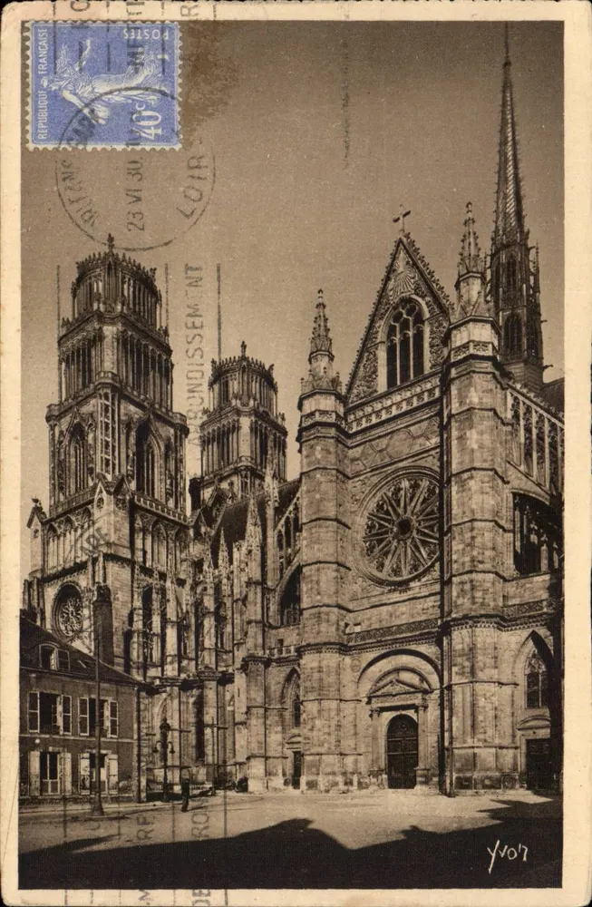 Orléans — Kathedrale Sainte-Croix (Südostfassade) — Édition Yvoir - Vorderseite