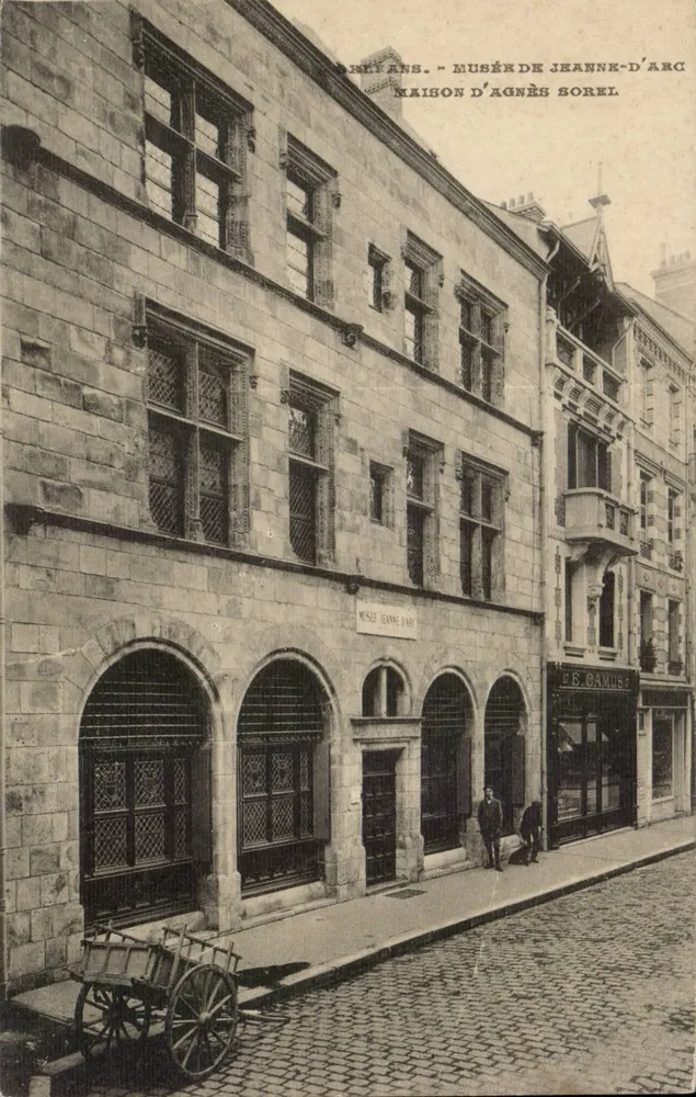 Orléans - Casa de Agnès Sorel - Museo de Juana de Arco - Anverso