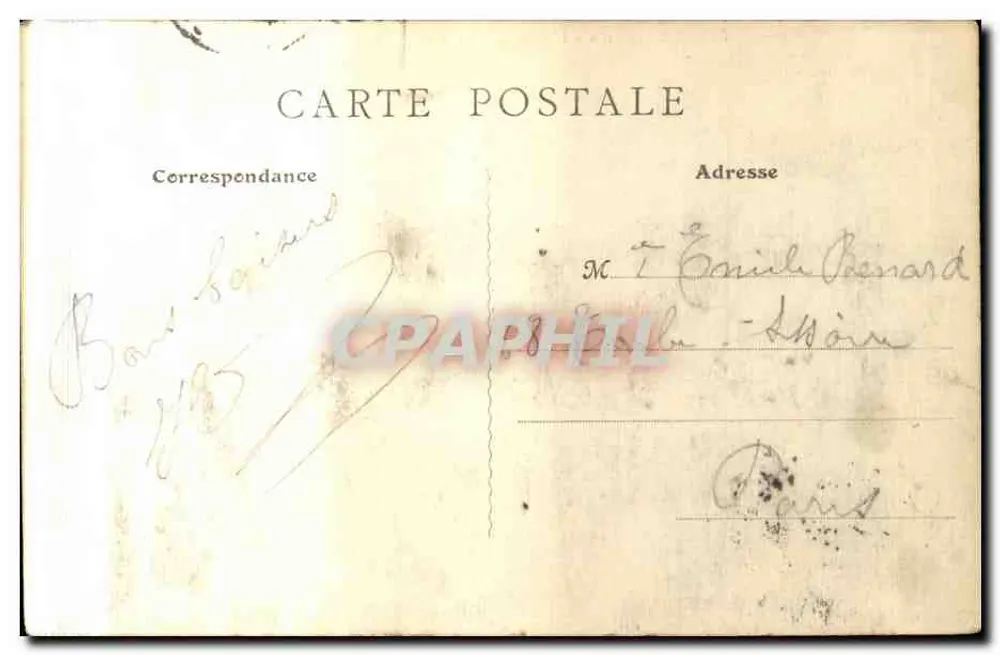 Orléans - Das Rathaus und die Place de l'Étape — Verlag T.G. Nr. 644 - Rückseite