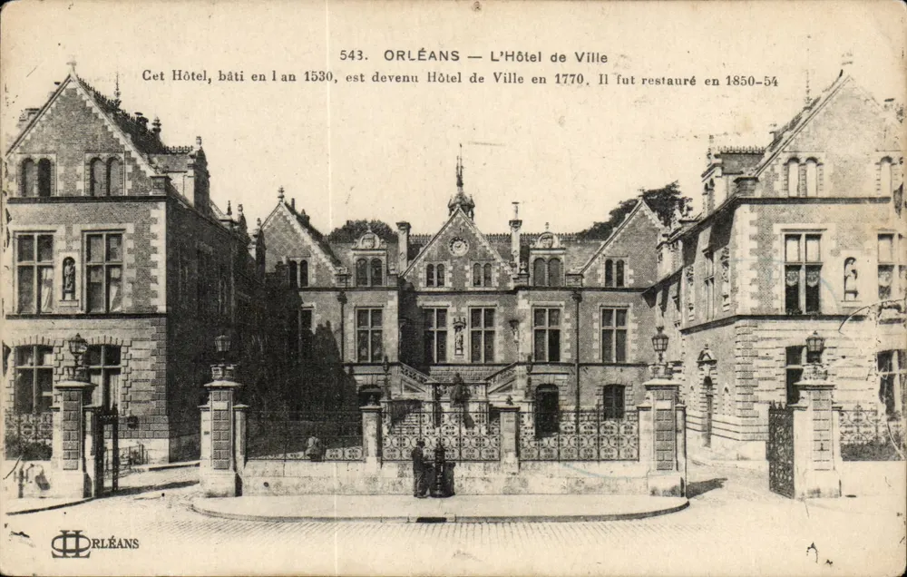 Orleans — El Ayuntamiento — editor Orleans, n° 543 - Anverso