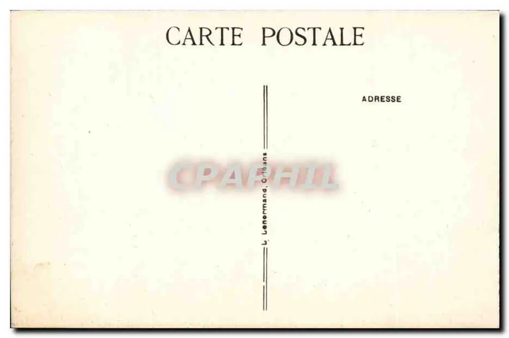 Orléans - A Rue du Tabour - Casa onde dormiu Joana d'Arc durante sua estadia na Cidade de 29 de Abril a 10 de Maio de 1429. Restaurada em 1910. - Verso