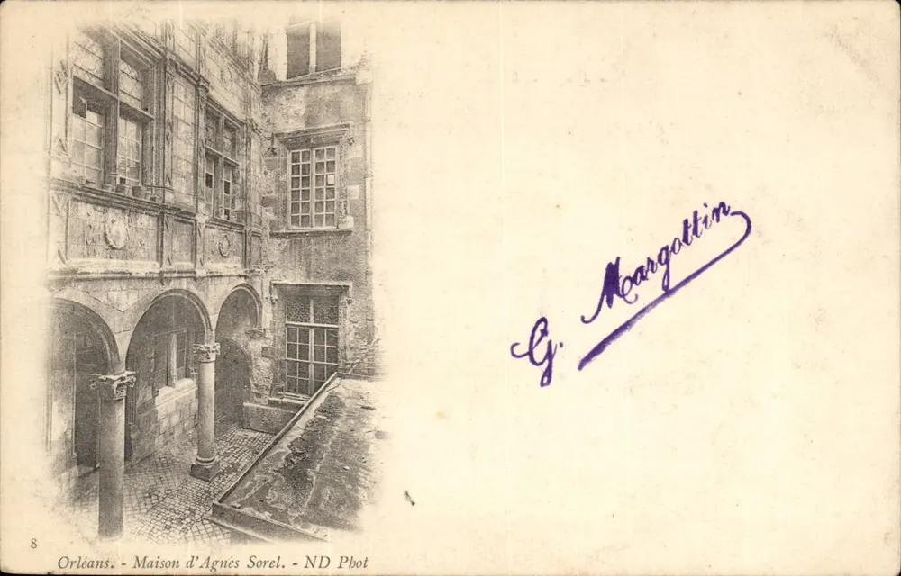 Orléans — Casa de Agnès Sorel — G. Margattin, ND Phot - Frente