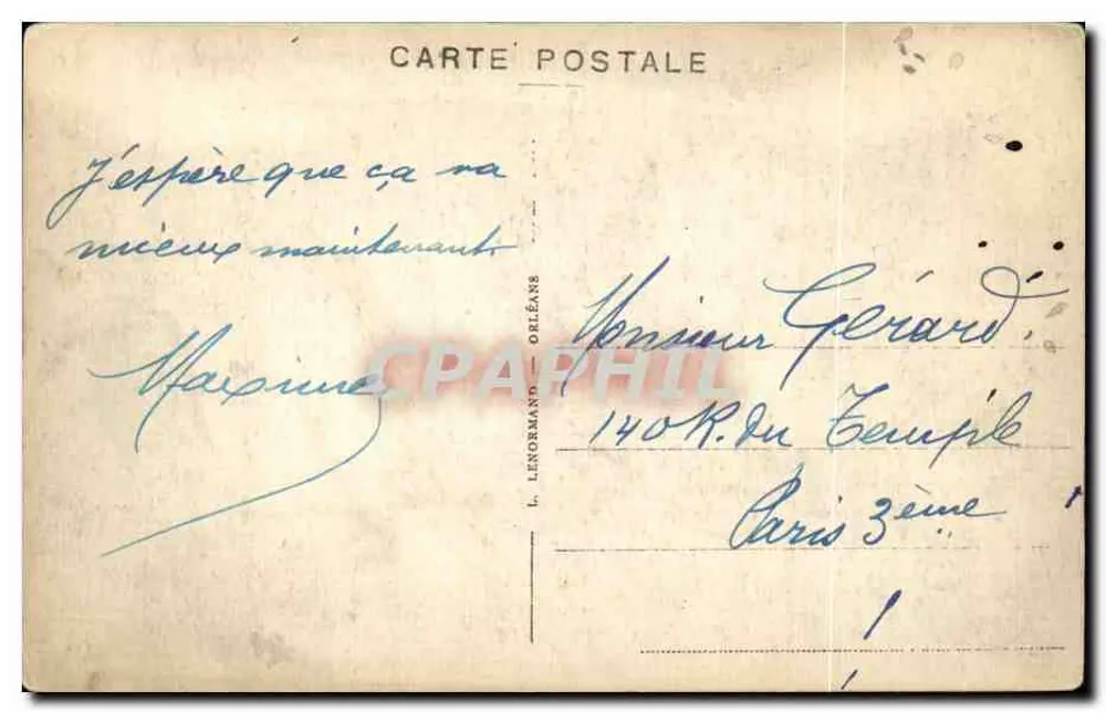 Beaugency (Loiret) — Wieża zwana Cezara — nr 165 - Rewers