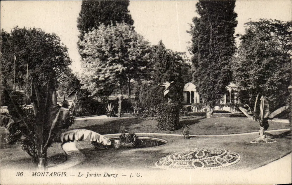Montargis — O Jardim Durzy — J.G. - Frente