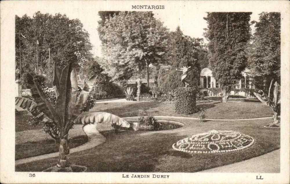 Montargis — Het Tuin Durzy — uitgever Levy & Cie, n°38 - Voorkant