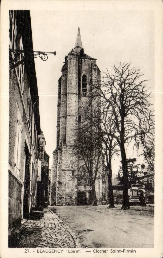 Beaugency (Loiret) — Klokkenstoel van Sint Firmin - Voorkant