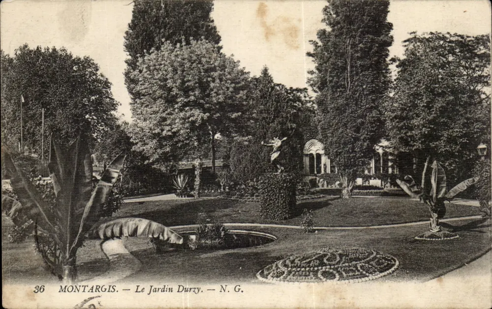 Montargis — O Jardim Durzy — N. G. - Frente