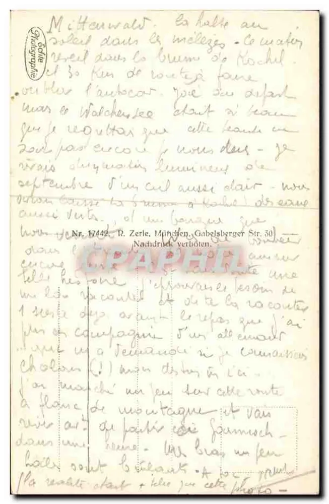 वॉचेनसी झील पर उर्फ़ेल्ड, हर्ज़ोग्सलैंड 1731 मीटर — पैनोरमा दृश्य — निर्माता अदृश्य - पीछे