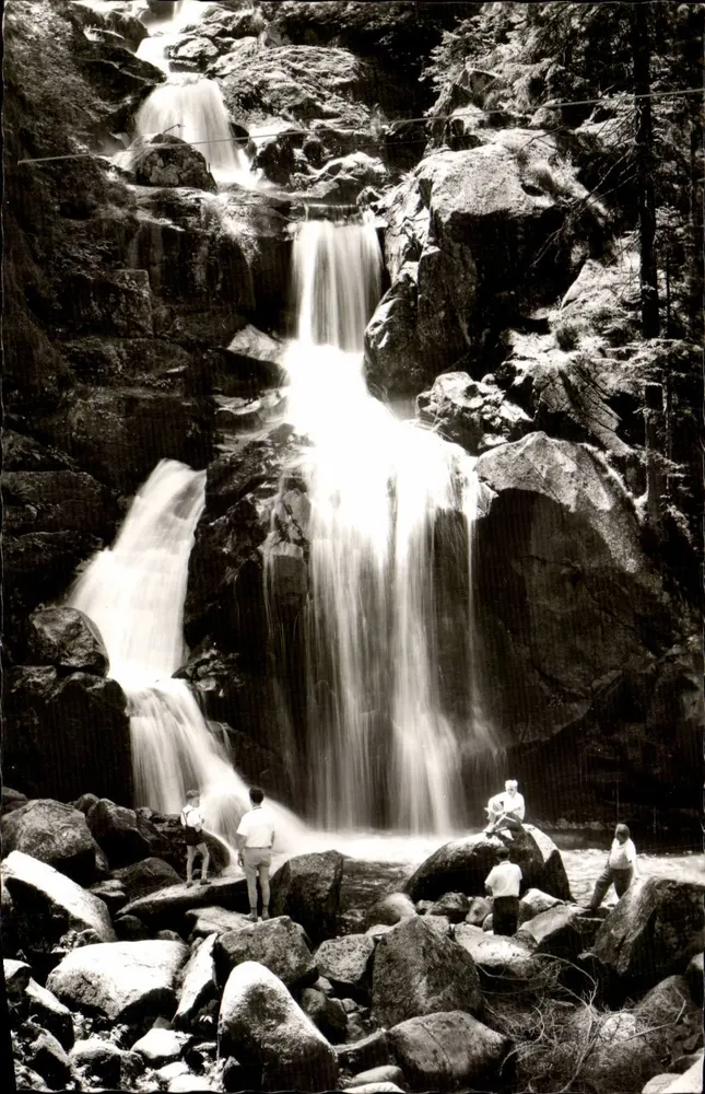 Triberg nel Schwarzwald — 7 cascate — Verlag Tüllingen - Recto