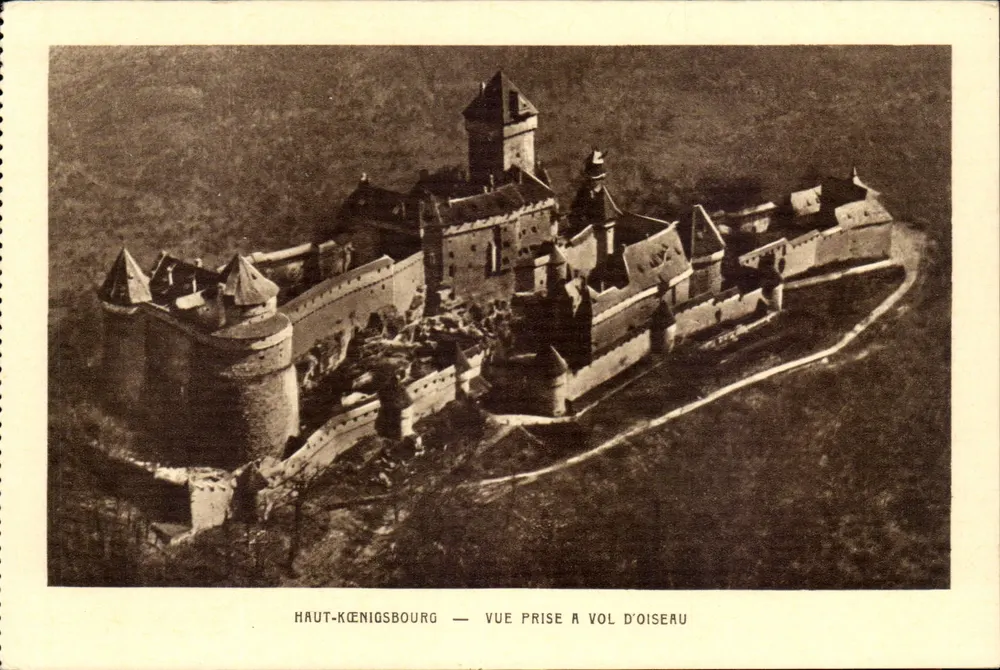 Haut-Königsbourg — Vogelperspektive — Sonderausgabe des Schlosses - Vorderseite
