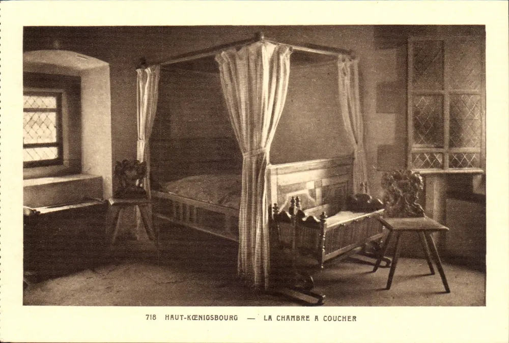 Haut-Kœnigsbourg — Das Schlafzimmer — Sonderausgabe des Schlosses - Vorderseite