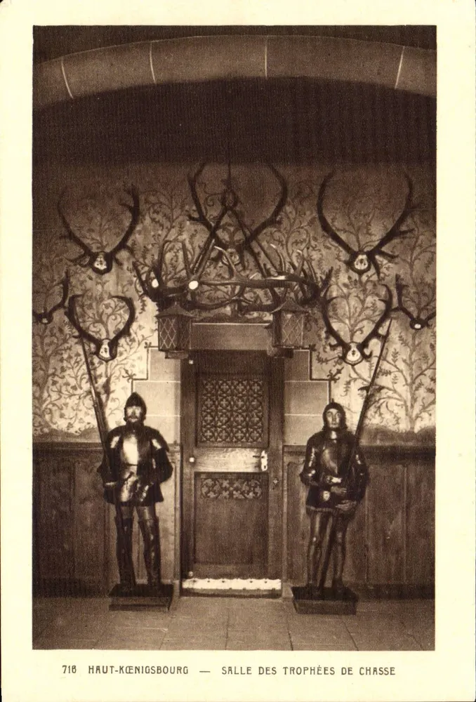 Haut-Königsbourg — Saal der Jagdtrophäen — Sonderausgabe des Schlosses - Vorderseite