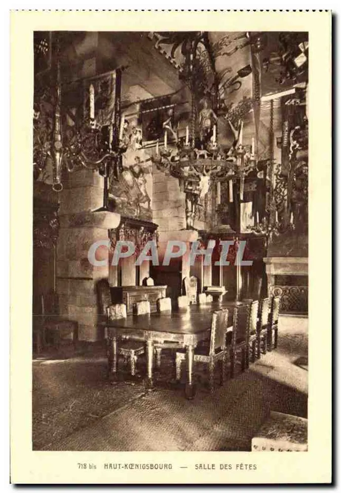 Haut-Kœnigsbourg — Festsaal — Sonderausgabe des Schlosses - Vorderseite