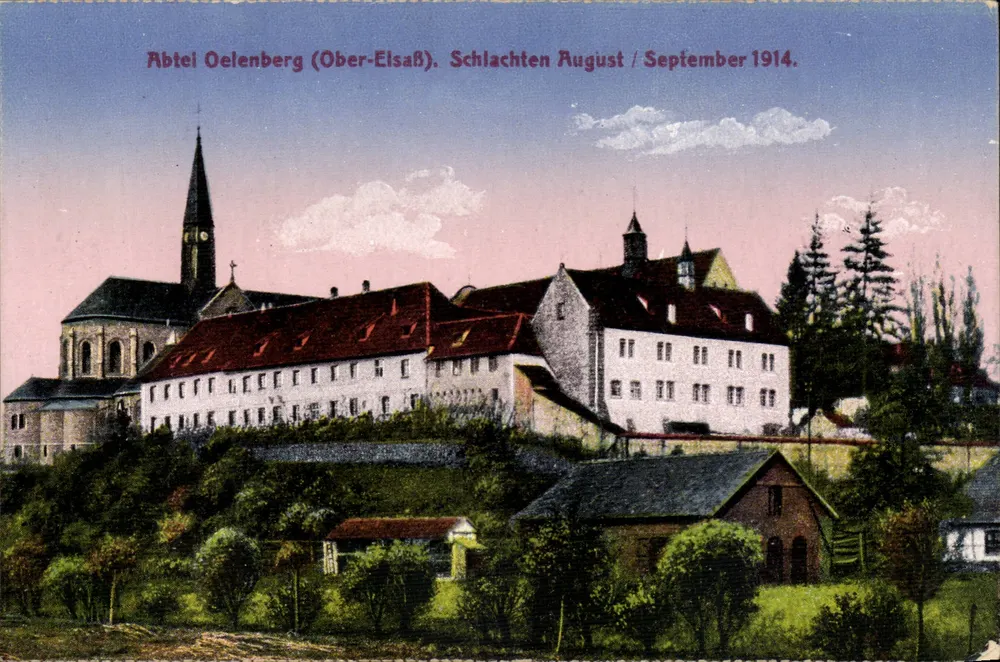 Abtei Oelenberg (Ober-Elsaß) — Schlachten August / September 1914 — Éditeur Nicht Sichtbar - Vorderseite
