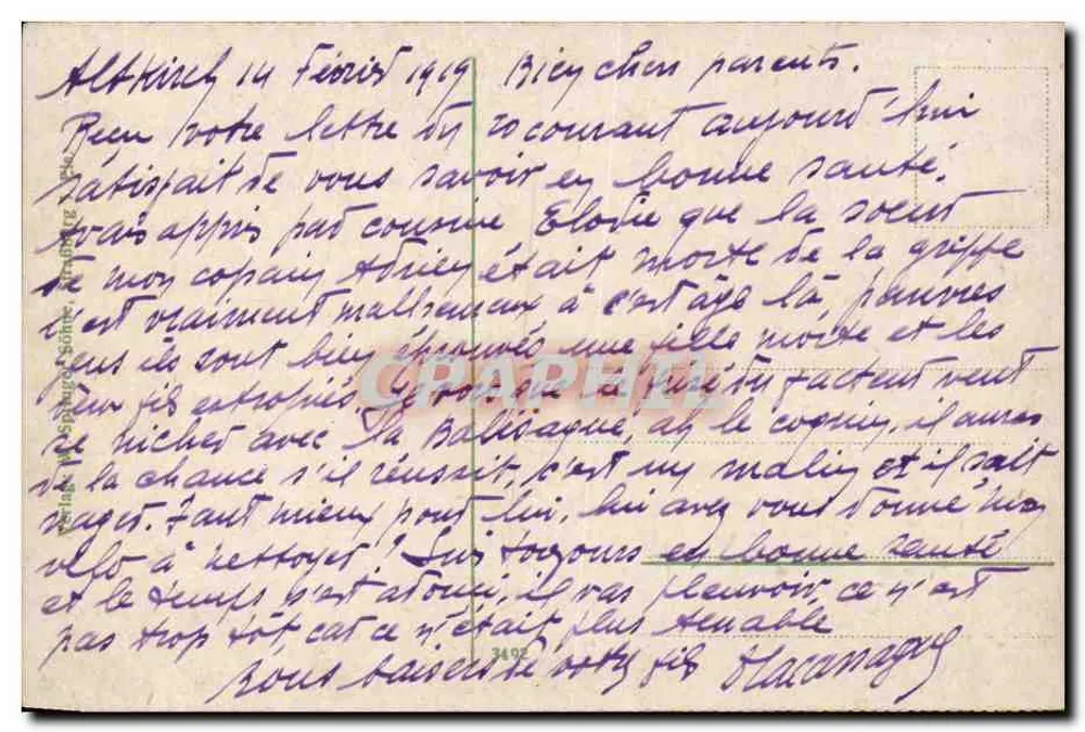 Abtei Oelenberg (Ober-Elsaß) — Schlachten August / September 1914 — Éditeur Nicht Sichtbar - Rückseite