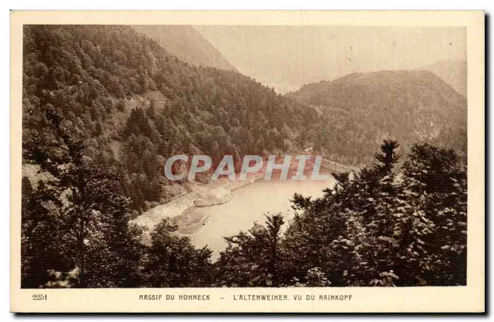 Massif du Hohneck — L'Altenweier vom Rainkopp aus gesehen — Nr. 2251 - Vorderseite