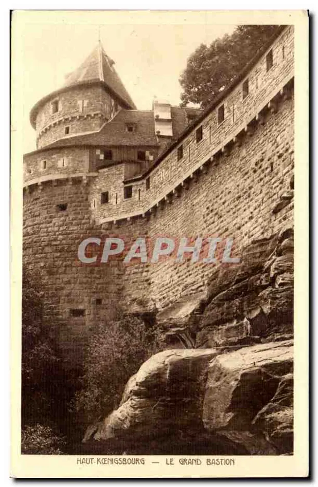 Haut-Kœnigsbourg — Der Große Bastion — Braun & Dornach, Dornach - Vorderseite