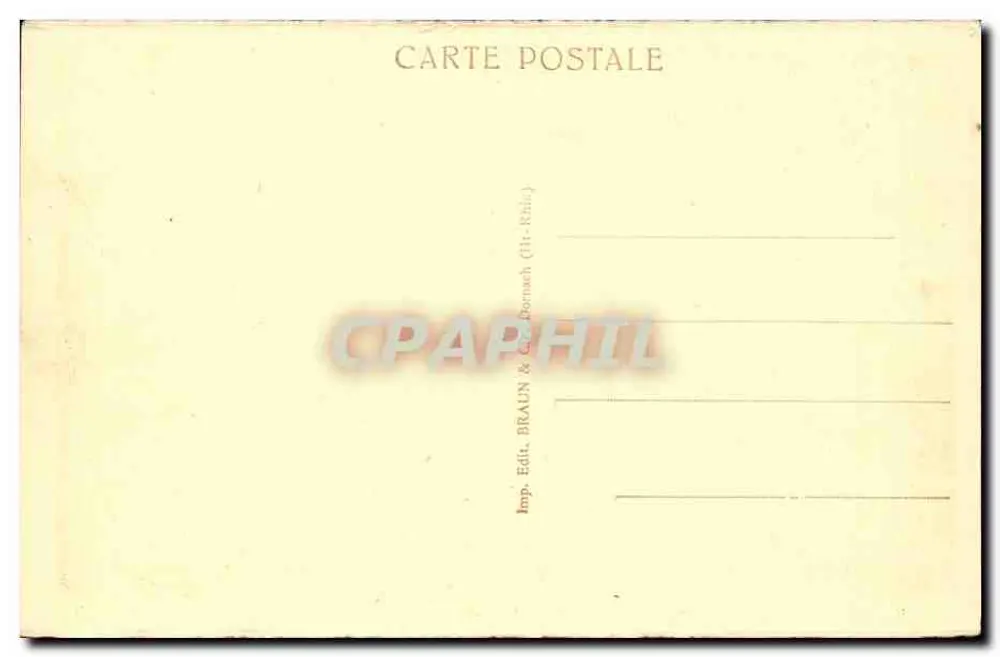 Trois-Épis — Der Rosenpark des Hotels Notre-Dame — Verleger Braun & Cie, Bernach - Rückseite