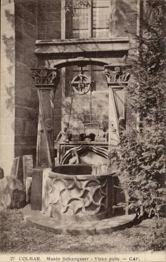 Colmar - Museu Schoengauer - Velho poço — CAP. - Frente