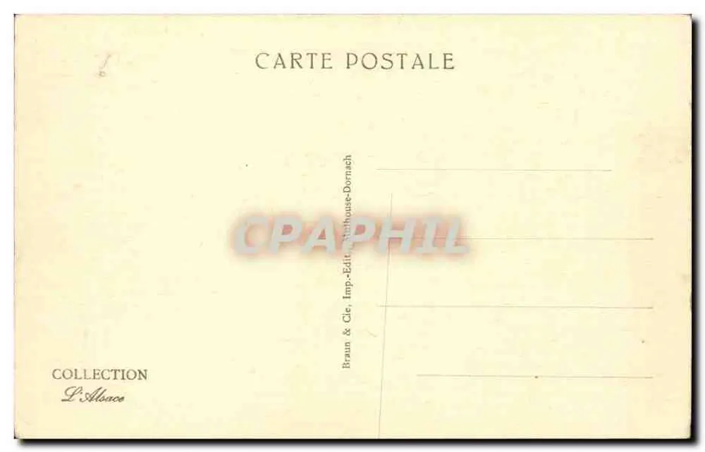 Old Armand — Der Altar des nationalen Militärfriedhofs — Verlag Braun & Cie, Dornach - Rückseite
