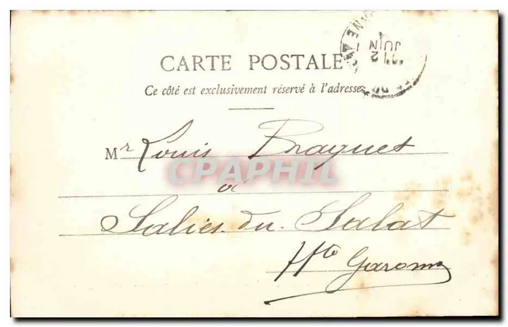 NICE - Promenade des Anglais - Hotel du Luxembourg — Edition Giletta, Foto Nice, Nr. 86 - Rückseite