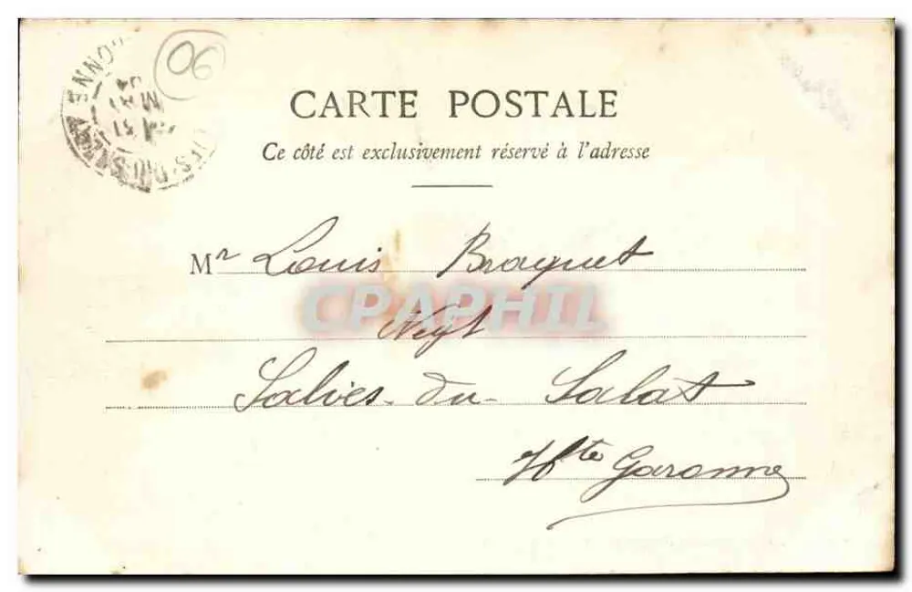 Nice - Hotel des Anglais und Cercle de la Méditerranée — Edition Giletta, phot., Nice, n°71 - Rückseite