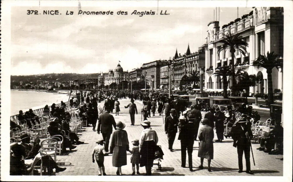 Nice. Promenada Anglika. LL. — N° 372 - Awers