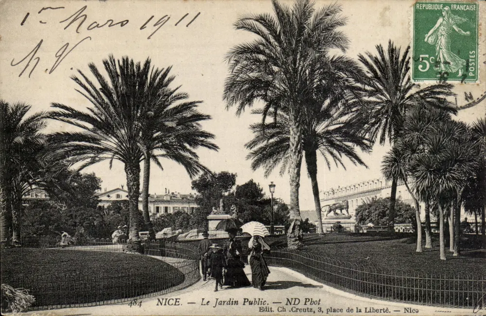 NICE — O Jardim Público — Edit. Ch. Creutz, 3, place de la Liberté - Frente