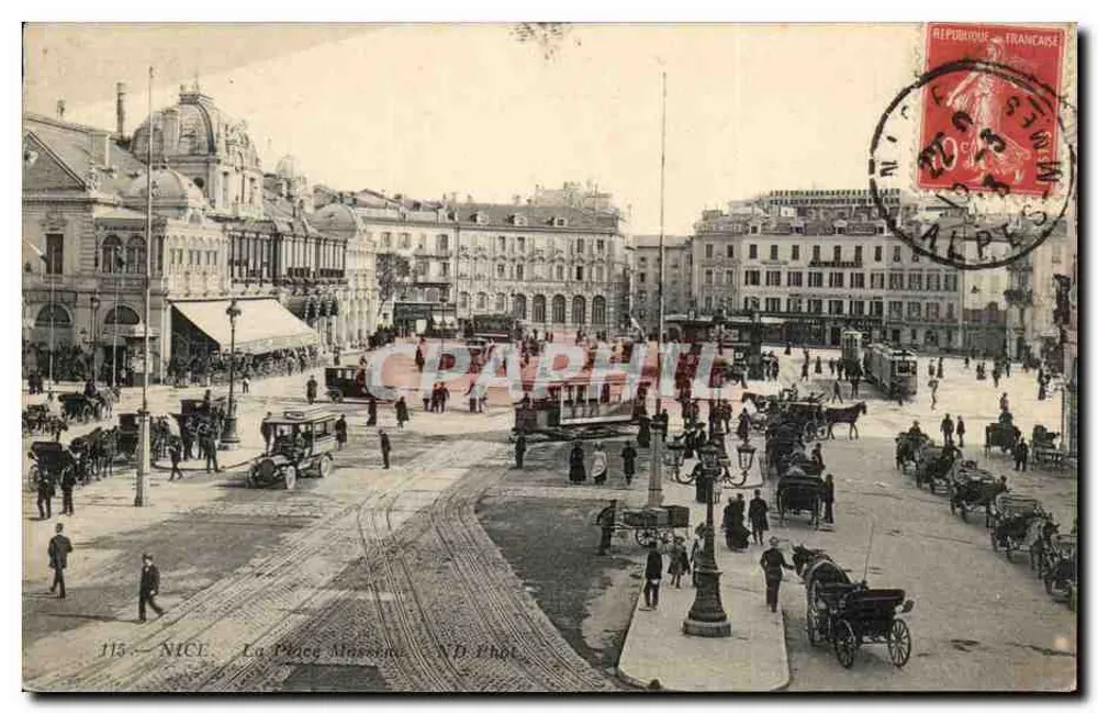 Nice — A Place Masséna — N. D. Phat - Frente