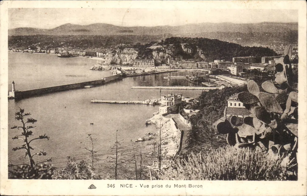 NICE - Vista tirada do Mont Boron — 346 — Editor: NICE VUE - Frente