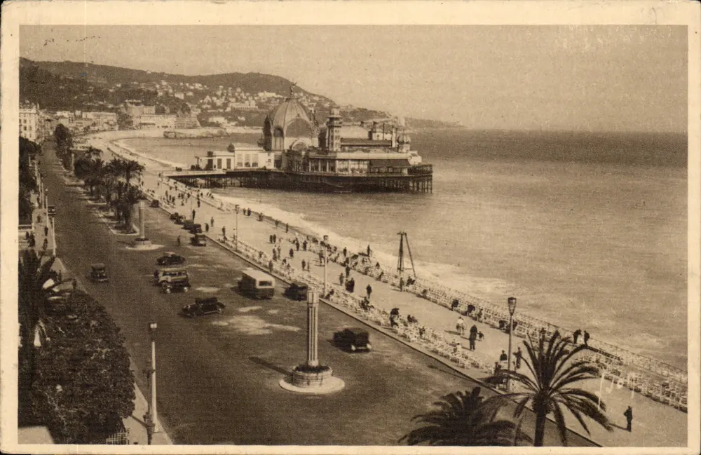 Nice — Promenade des Anglais und Casino de la Jetée — Art Marial Editions - Vorderseite