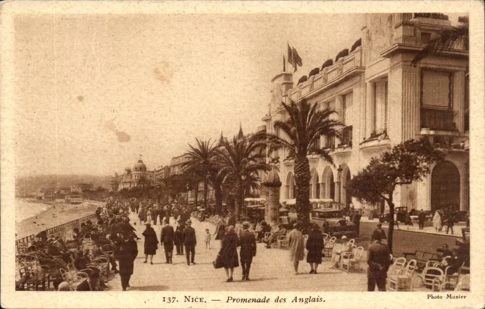 Nice — Promenade des Anglais — Foto Munier, n°137 - Frente