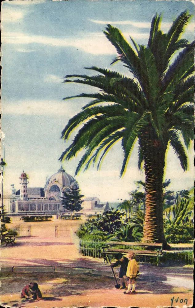 Os Jardins do Rei Albert I — Nice — Éditions d'Art Yvon - Frente