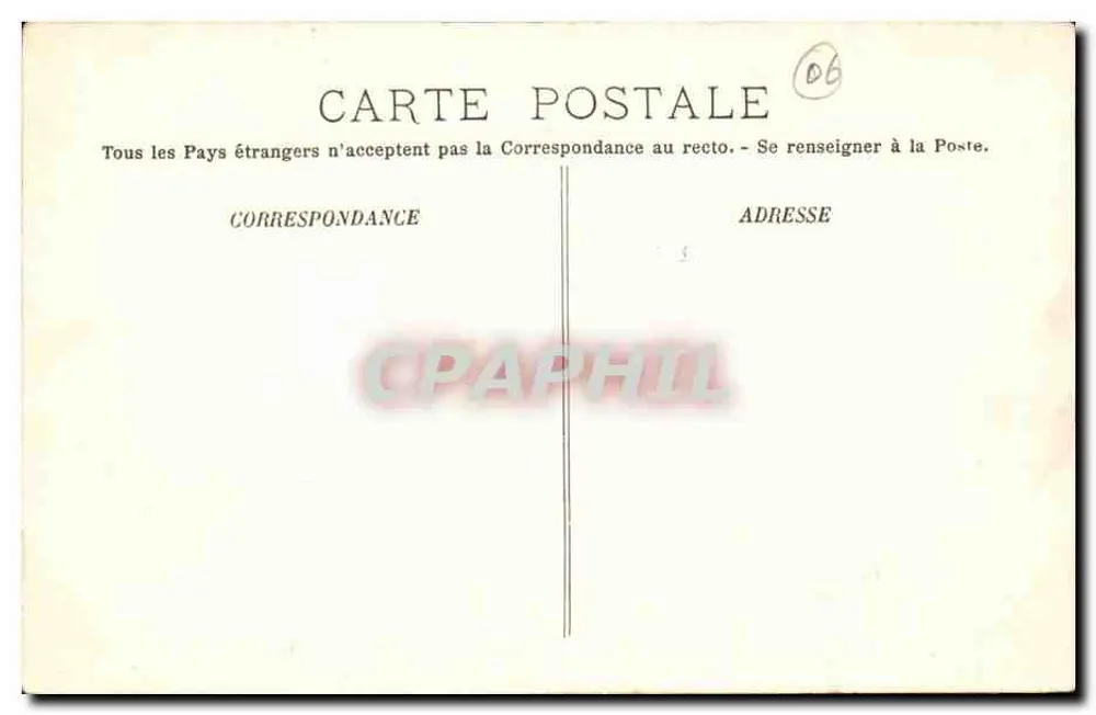 Nice — Promenade dos Ingleses — LL. — N° 999 - Verso