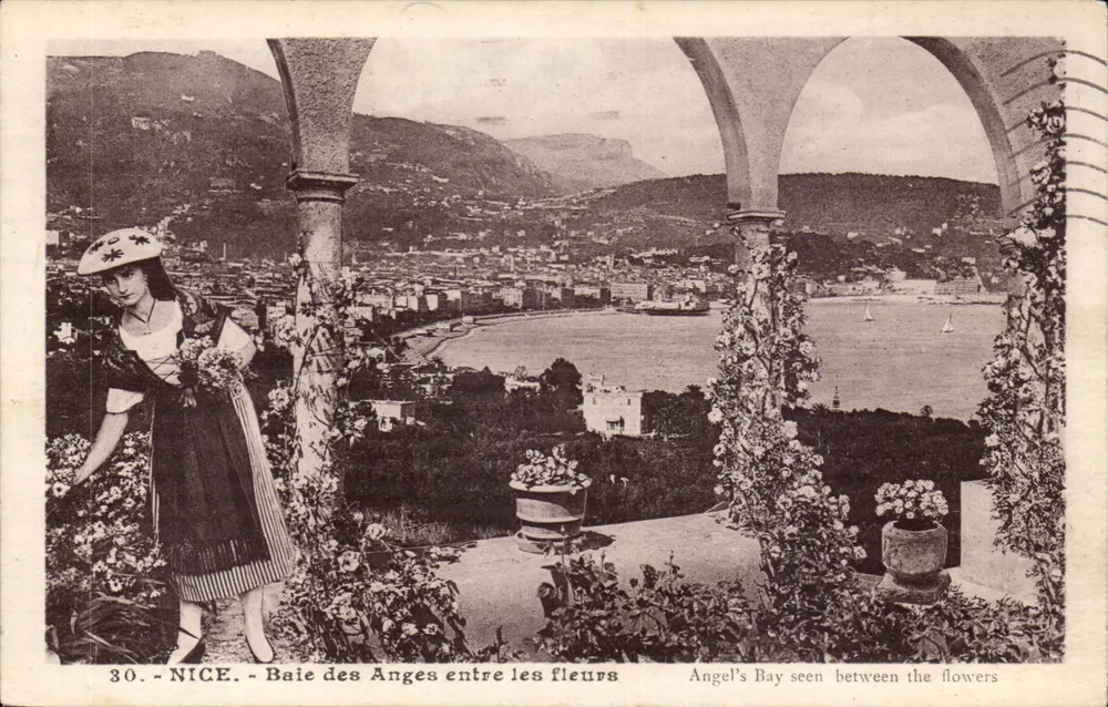 Nice - Baía dos Anjos entre as flores — La Gletta e Cie, n°30 - Frente
