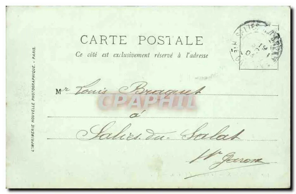 CANNES — Le séchage des Filets — LL. — n° 550 - Verso