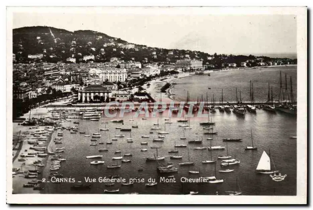 CANNES - Allgemeiner Blick vom Mont Chevalier - Vorderseite