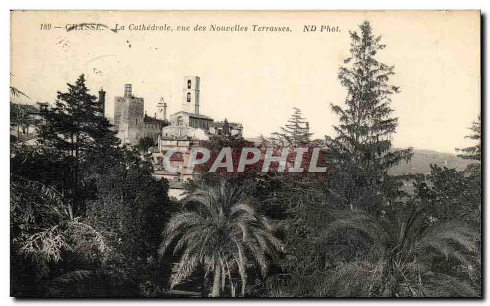 Grasse. Die Kathedrale, Blick von den neuen Terrassen — ND Phot. n°189 - Vorderseite